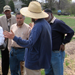 Attendees at one of last year�s Get Farming! workshops hear about different farming techniques and business practices.